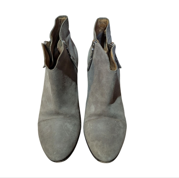 Rag & Bone Margot Suede AnkleBooties Size 40 US 10 Warm Grey Suede - Picture 5 of 10